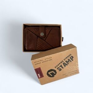 STEPPING STRONG STAMP WALLET